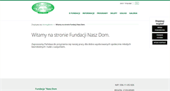 Desktop Screenshot of fundacjanaszdom.pl