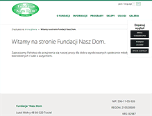 Tablet Screenshot of fundacjanaszdom.pl